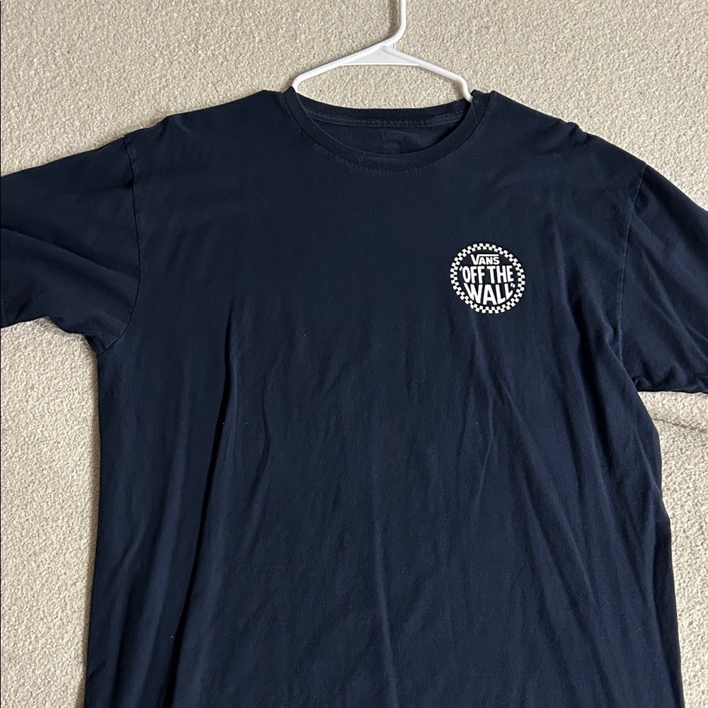 Vans Men's Dark Blue Graphic Tee